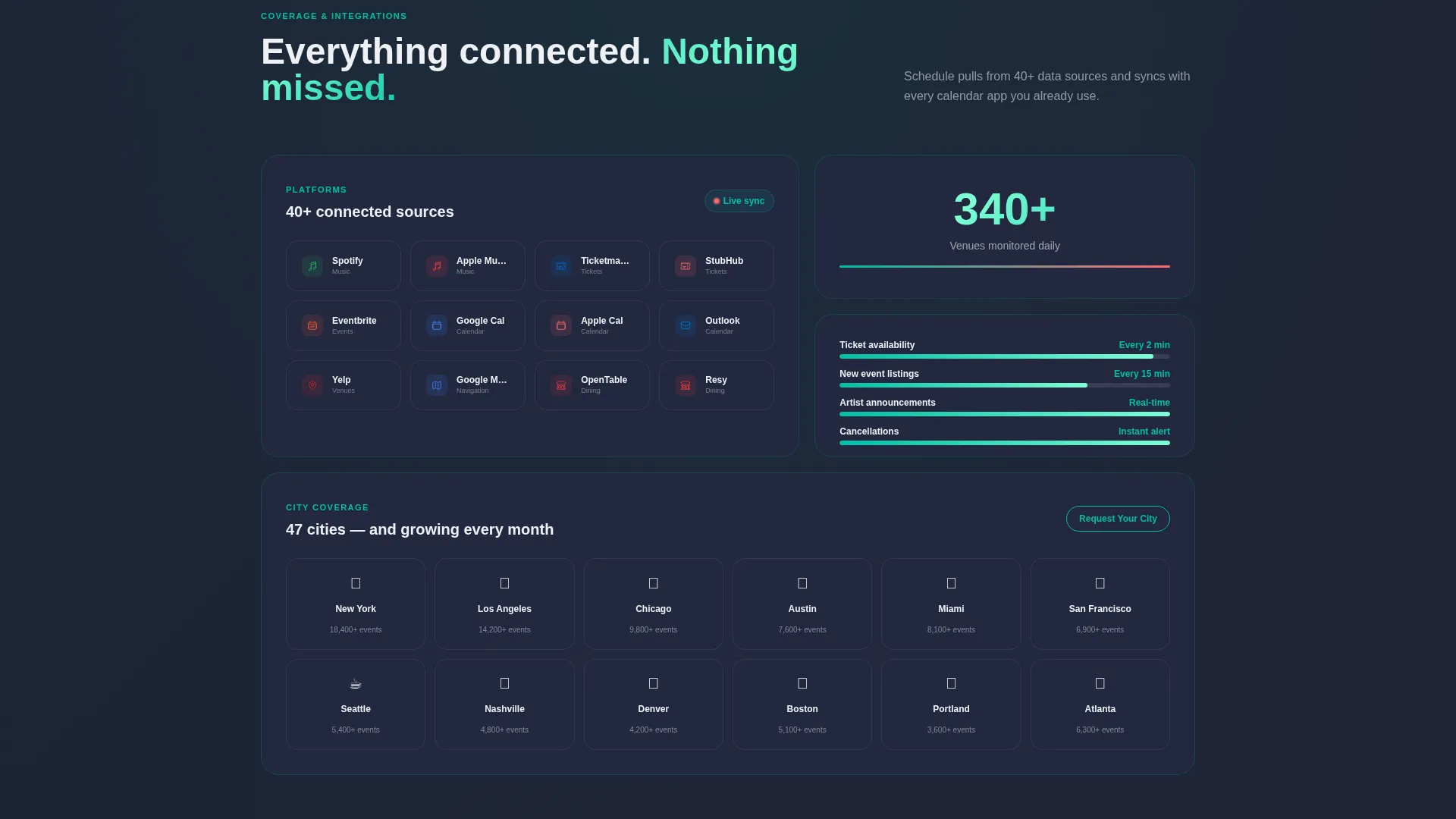 AI Entertainment Scheduling Assistant Landing Page