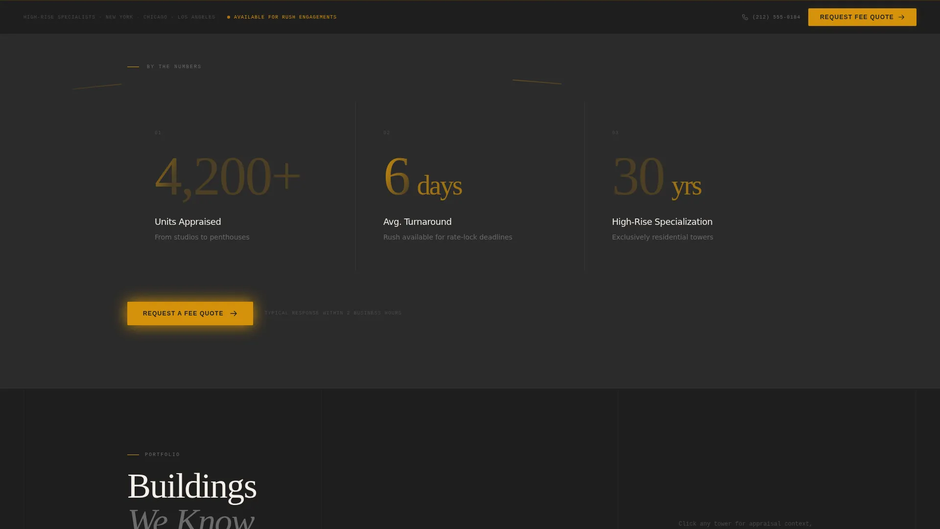 Residential Appraiser Landing Page Template