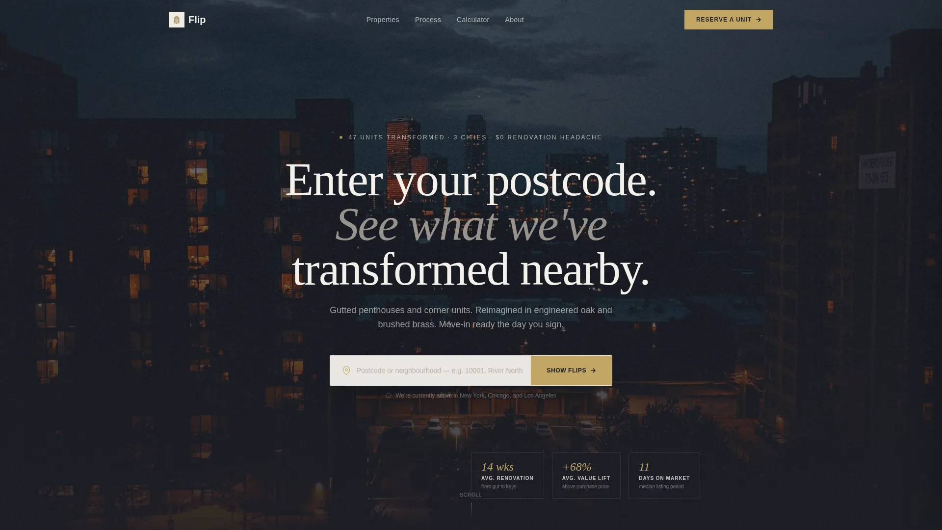 Premium High-Rise Residential Landing Page Template