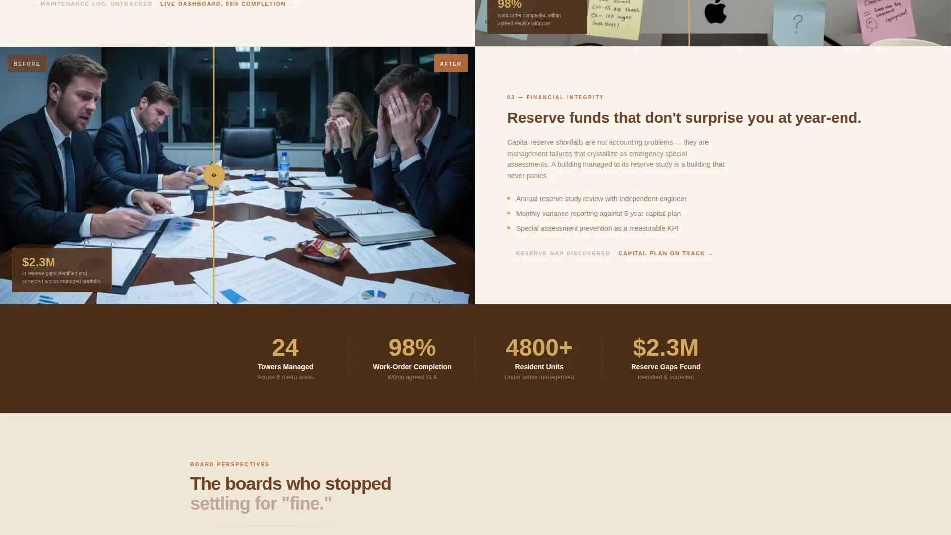 Property Management Landing Page Template
