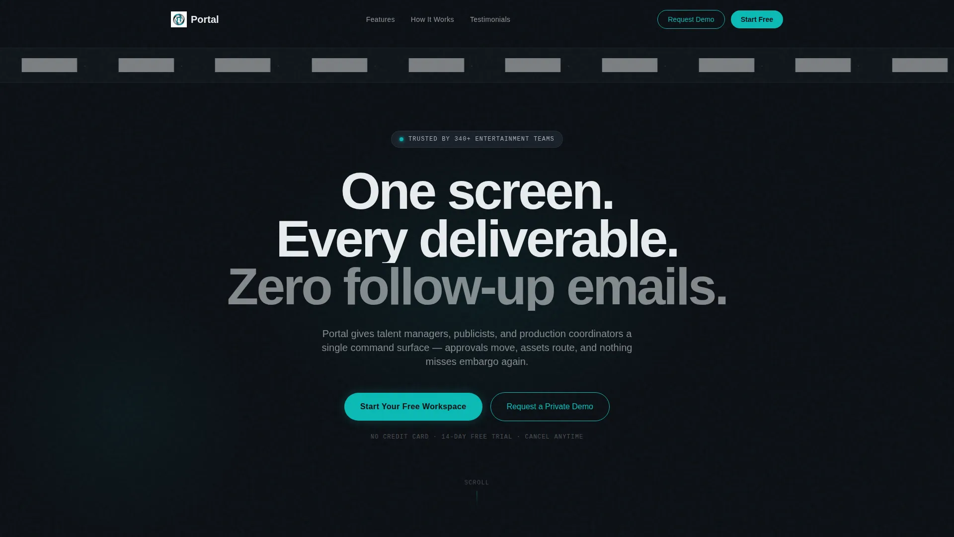 Live Events Landing Page Template