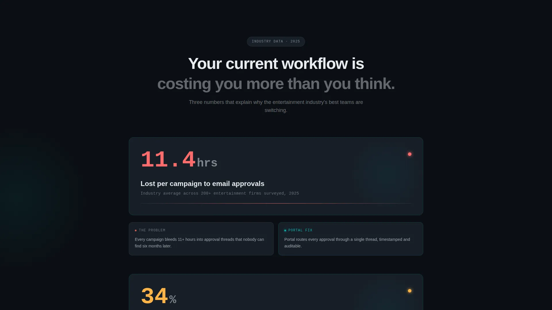 Live Events Landing Page Template