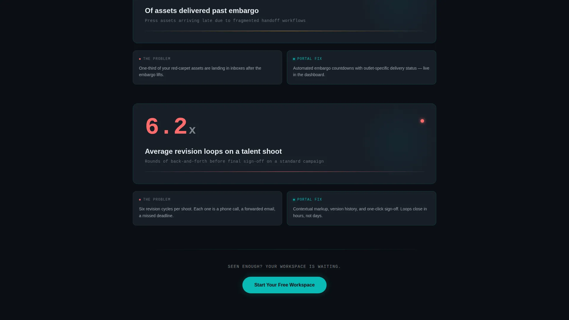 Live Events Landing Page Template