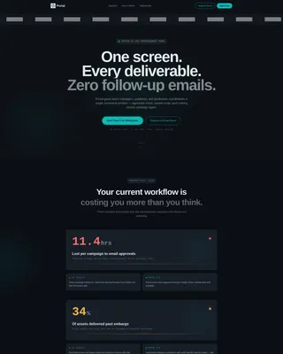 Live Events Landing Page Template