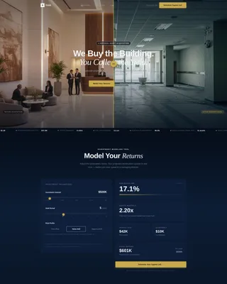 High-Rise Residential Real Estate Investor Landing Page