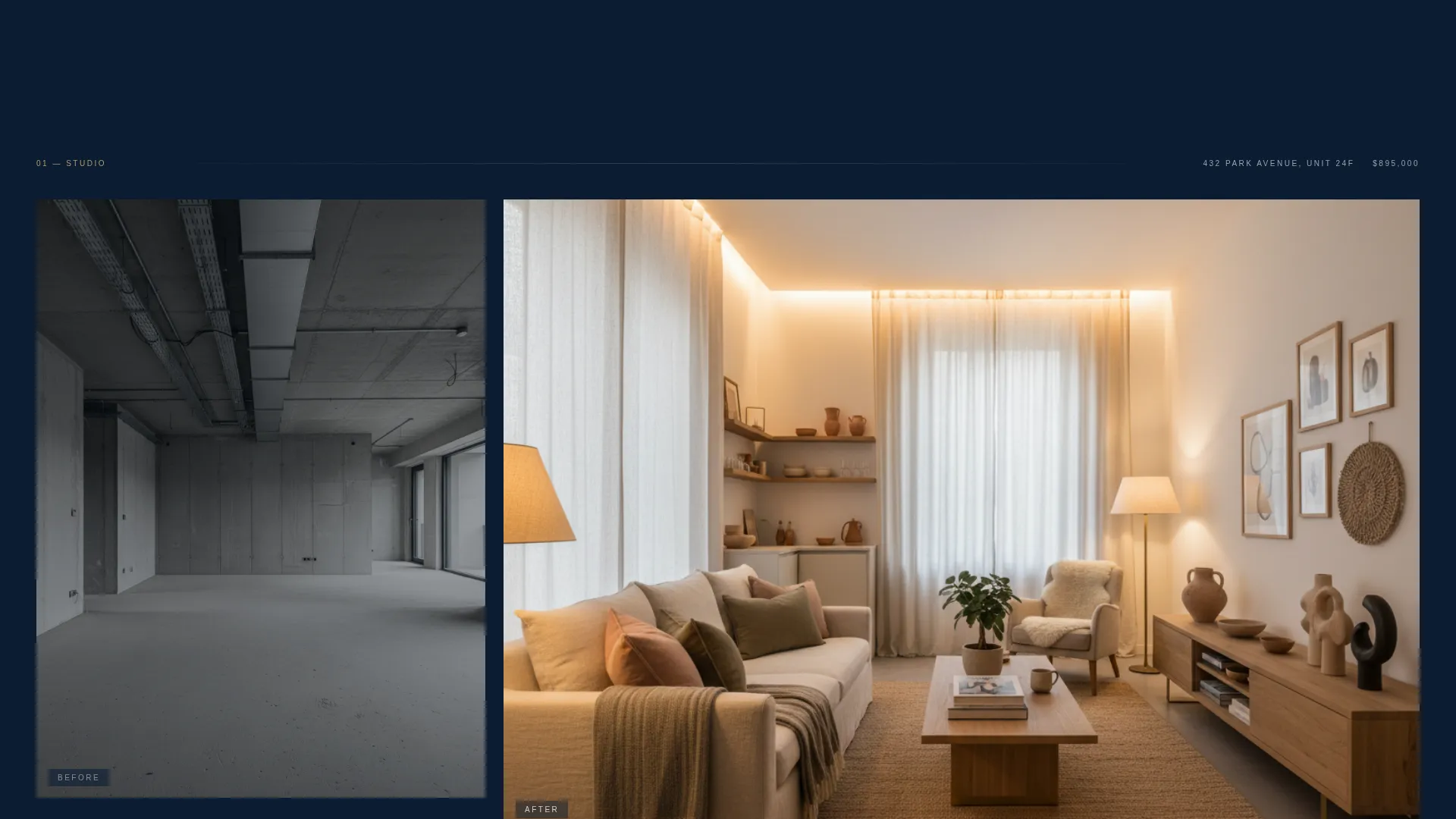 High-Rise Residential Staging Landing Page Template