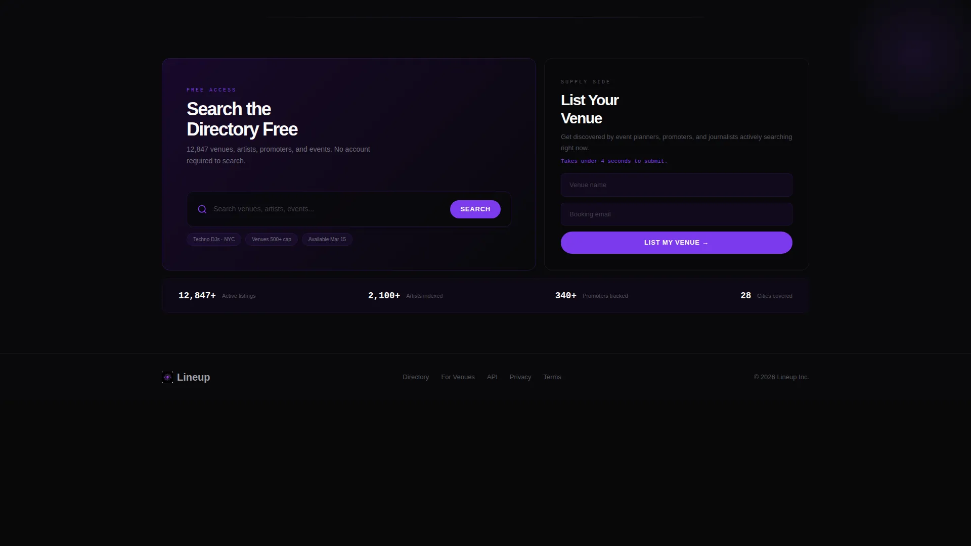 Entertainment Digital Presence Reviews Website Template