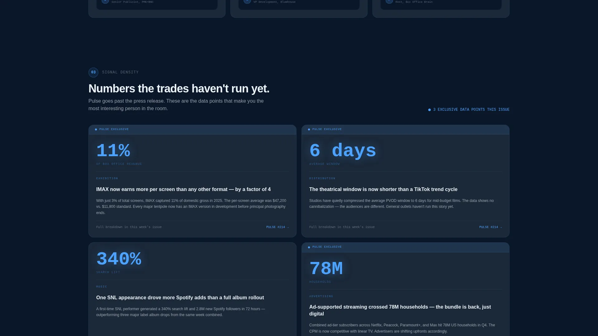 Entertainment Email Newsletter Landing Page Template