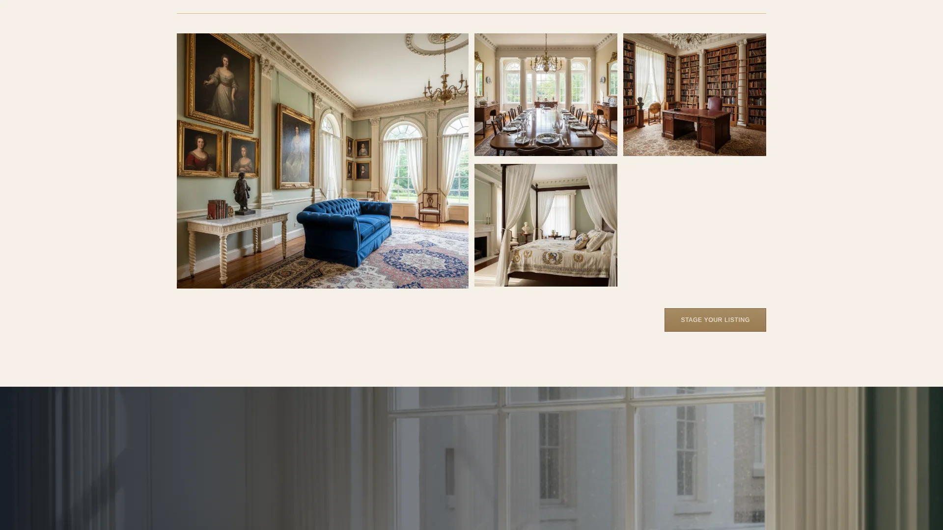 Historic Home Staging Landing Page Template