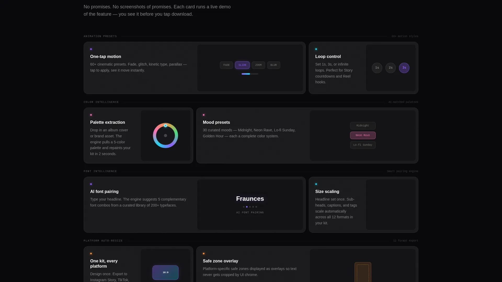 Bento Grid Creator Marketplace Landing Page Template