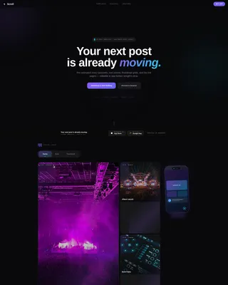 Bento Grid Creator Marketplace Landing Page Template