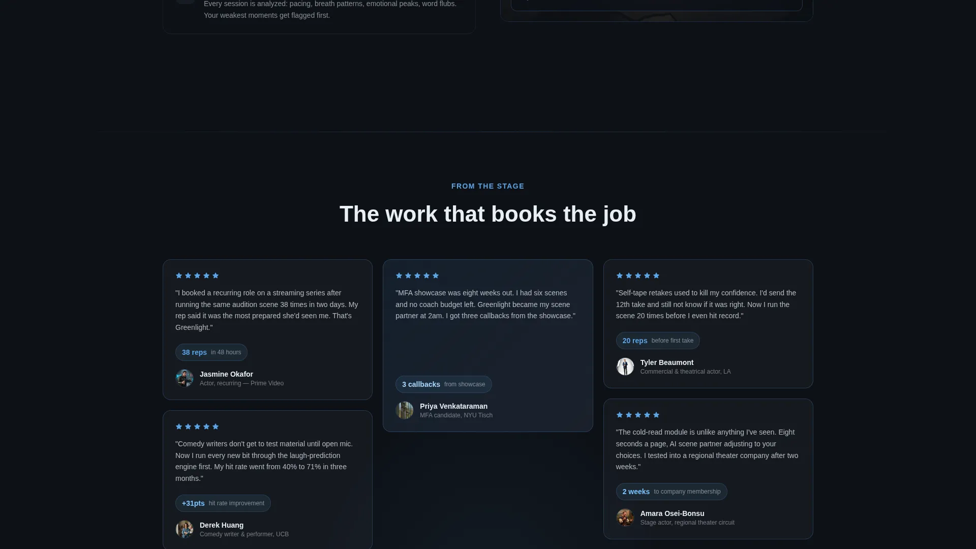 AI Entertainment Training Landing Page Template