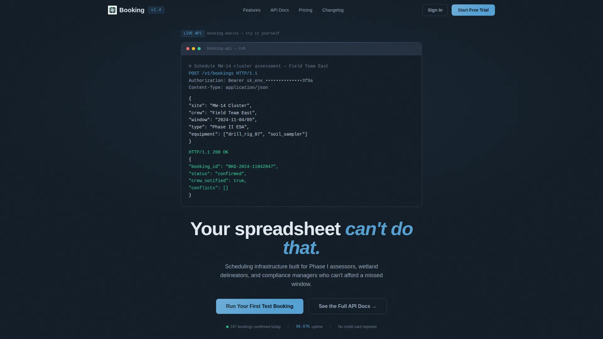Powerful Environmental Landing Page Template