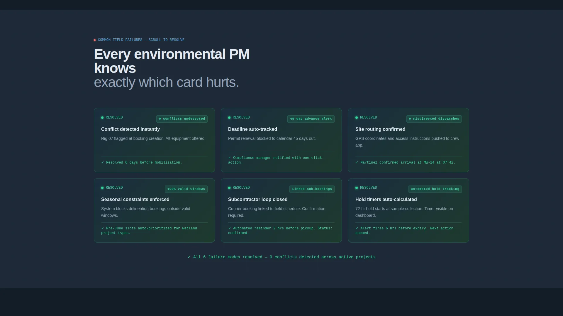 Powerful Environmental Landing Page Template