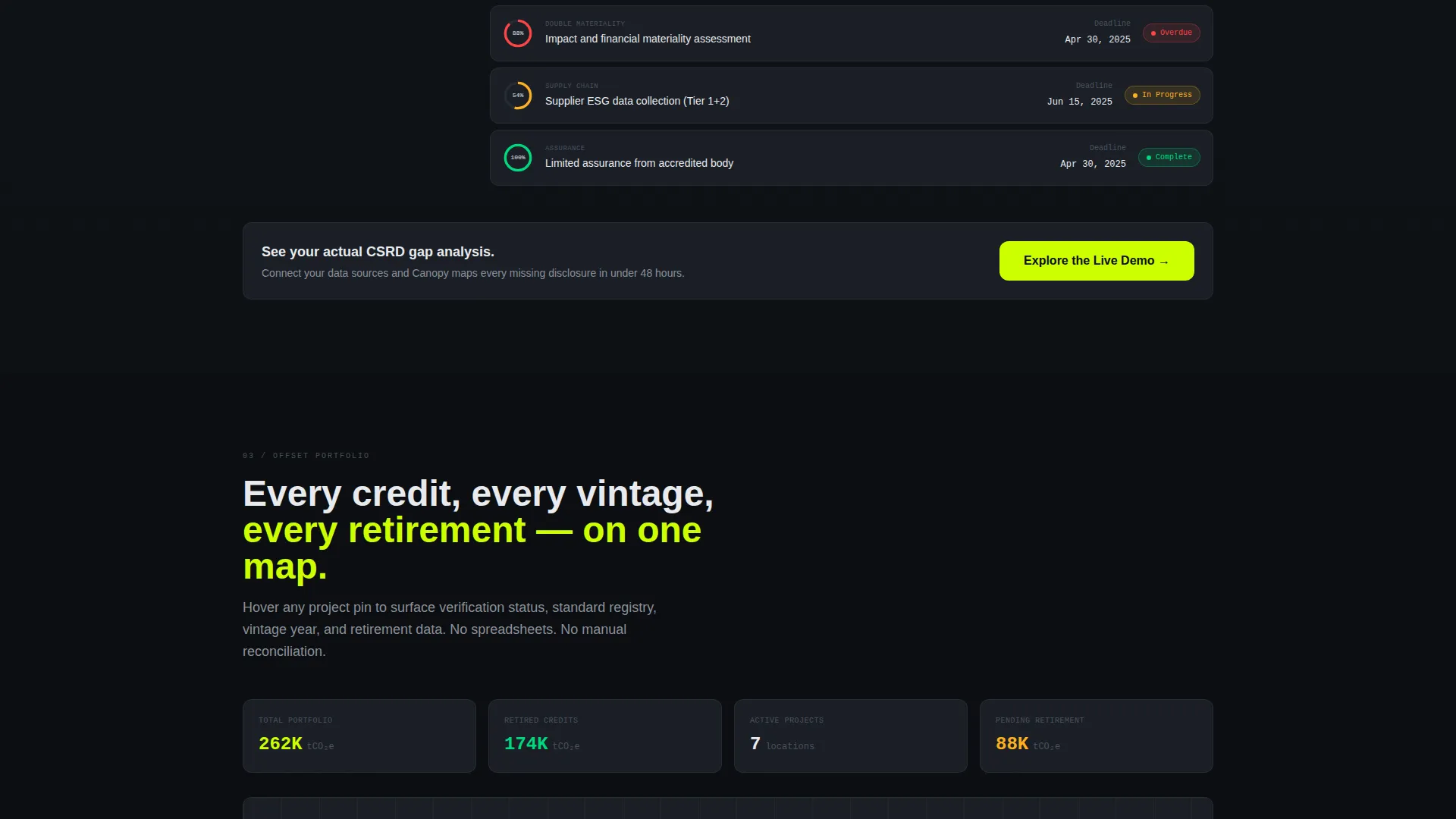 Eco Impact Landing Page Template