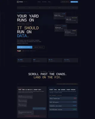 Equestrian Management Software Landing Page Template