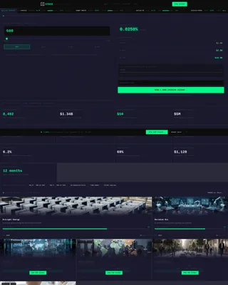Equity Crowdfunding Bento Grid Landing Page Template