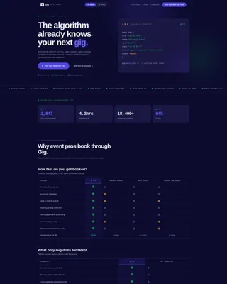 Event Planning Digital Presence Specialist Professional Website Template