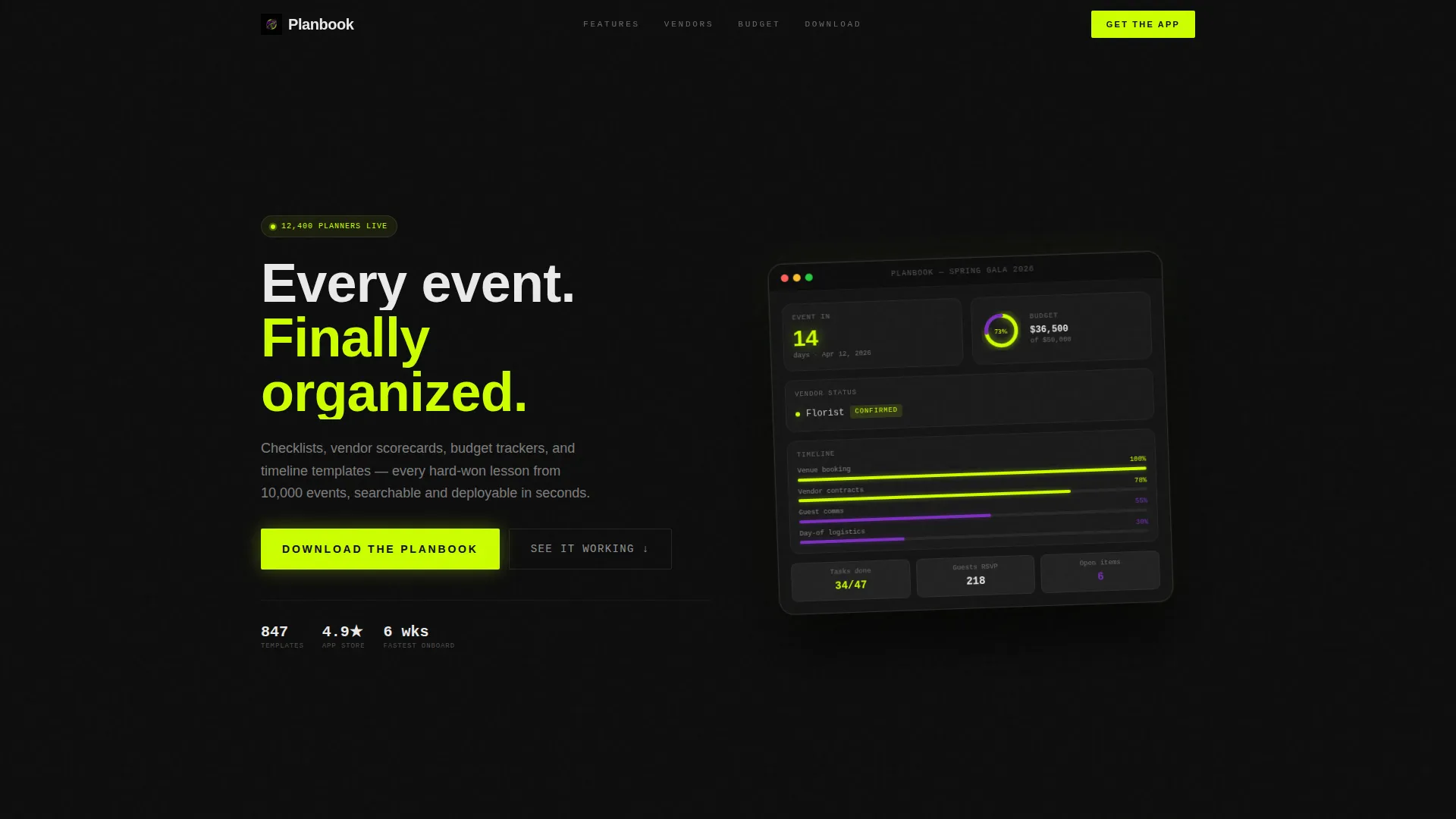 Event Planning Digital Presence Complete Professional Website Template