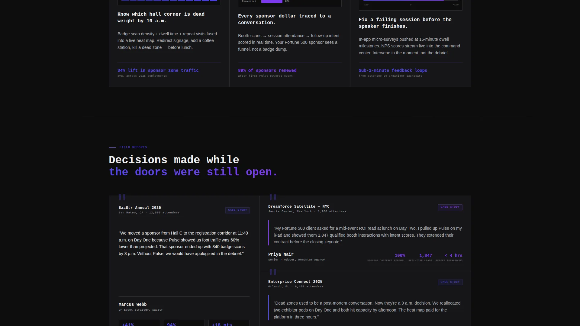 Event Tech Vertical SaaS Directory Website Template