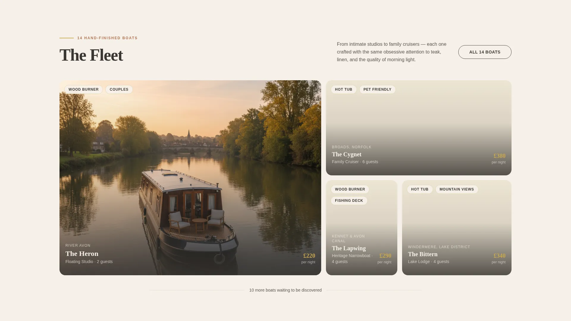 Houseboat Rental Landing Page Template