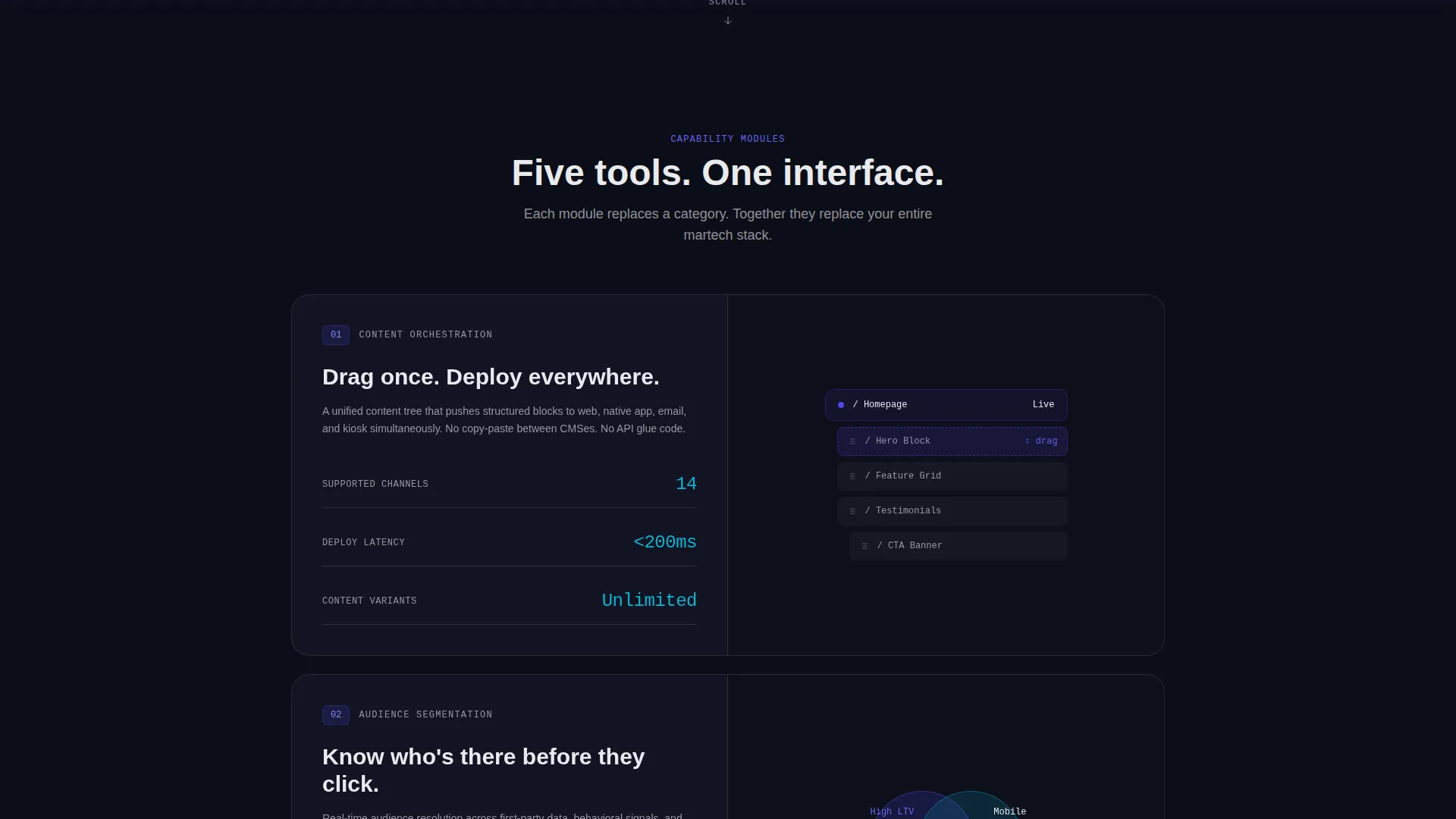 Digital Experience Platform Landing Page Template