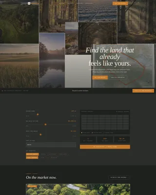 Hunting & Recreational Land Brokerage Landing Page