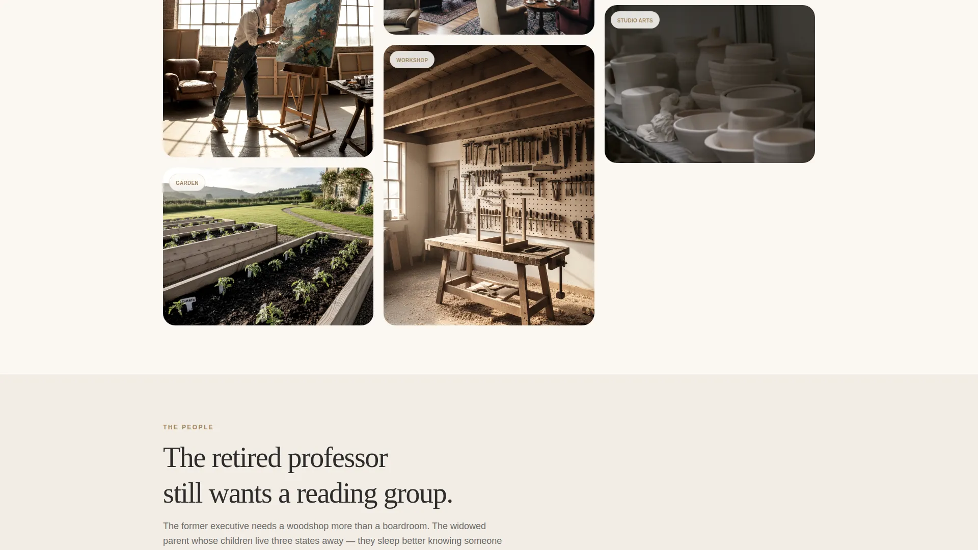 Senior Living Community Landing Page Template