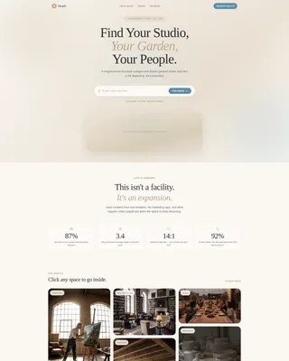 Senior Living Community Landing Page Template