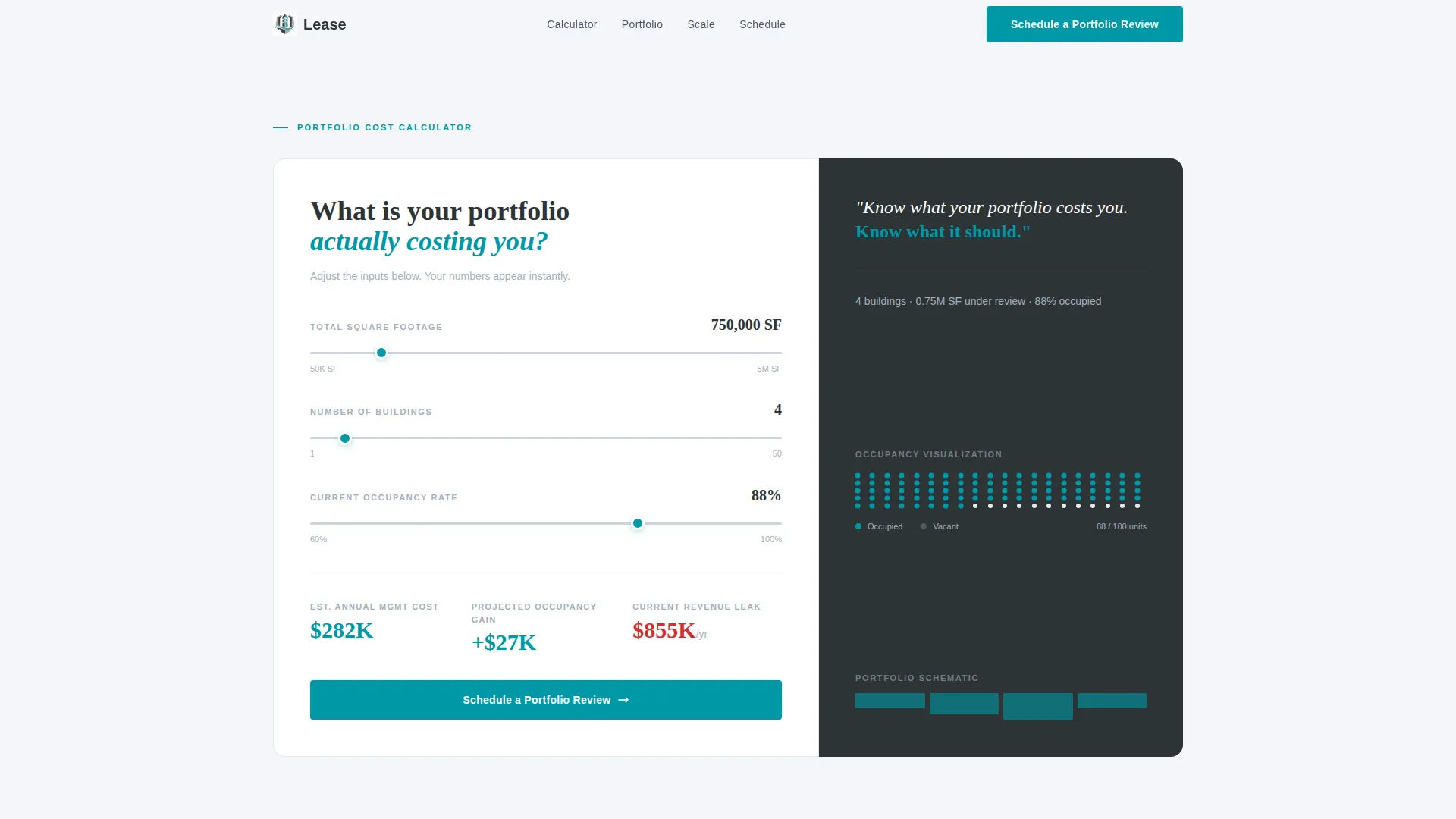 Industrial Property Management Landing Page Template
