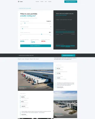 Industrial Property Management Landing Page Template