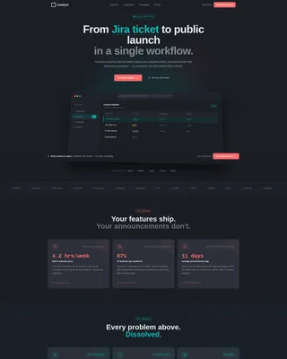 Product Launch & Pre-Launch Reviews Website Template