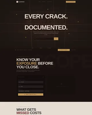 Industrial Warehouse Inspection Landing Page Template