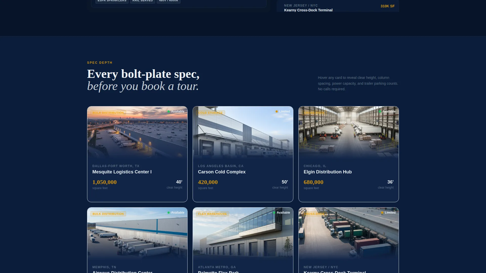 Precision Industrial Landing Page Template