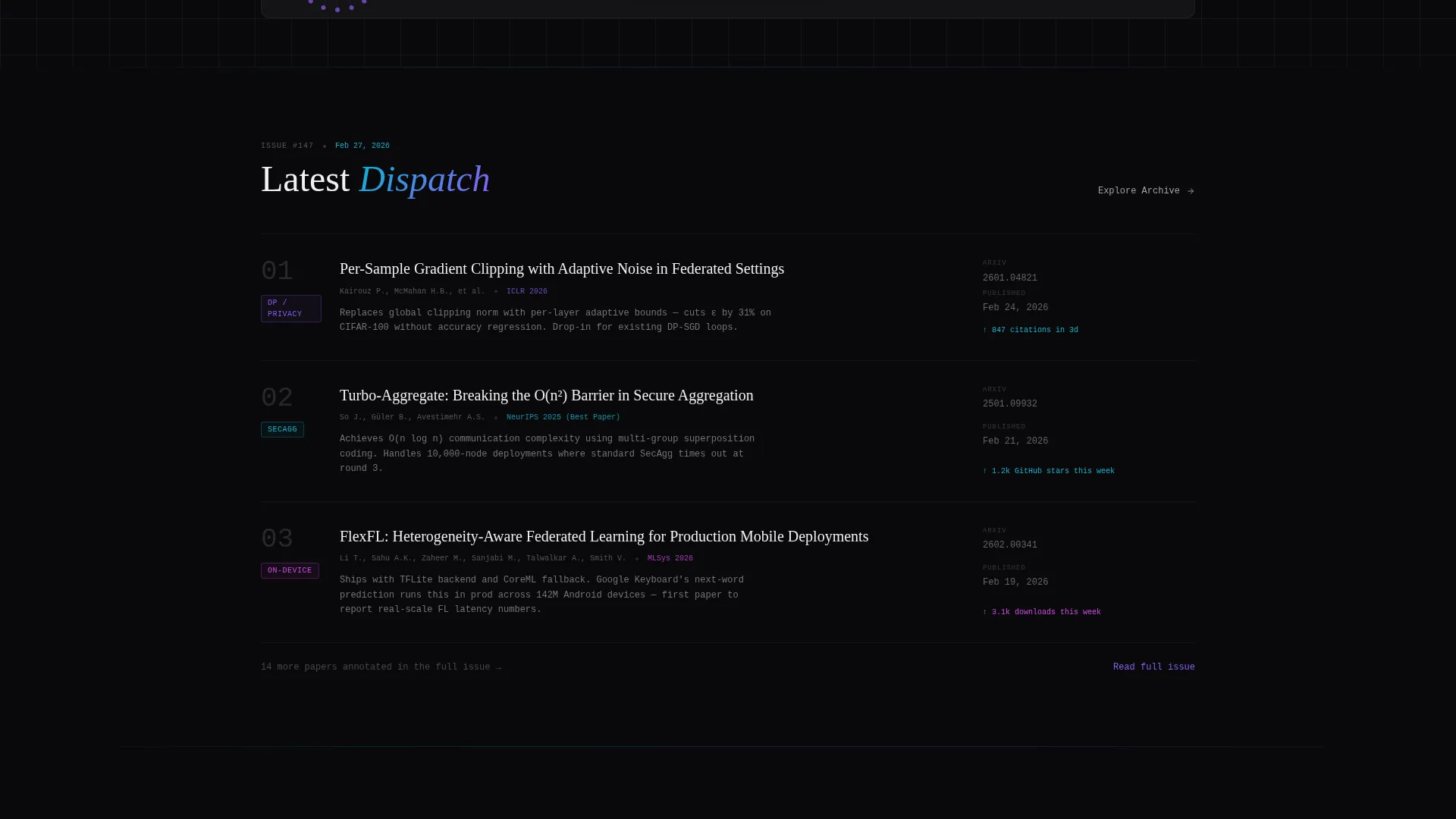 Intelligent Federated Learning Landing Page Template