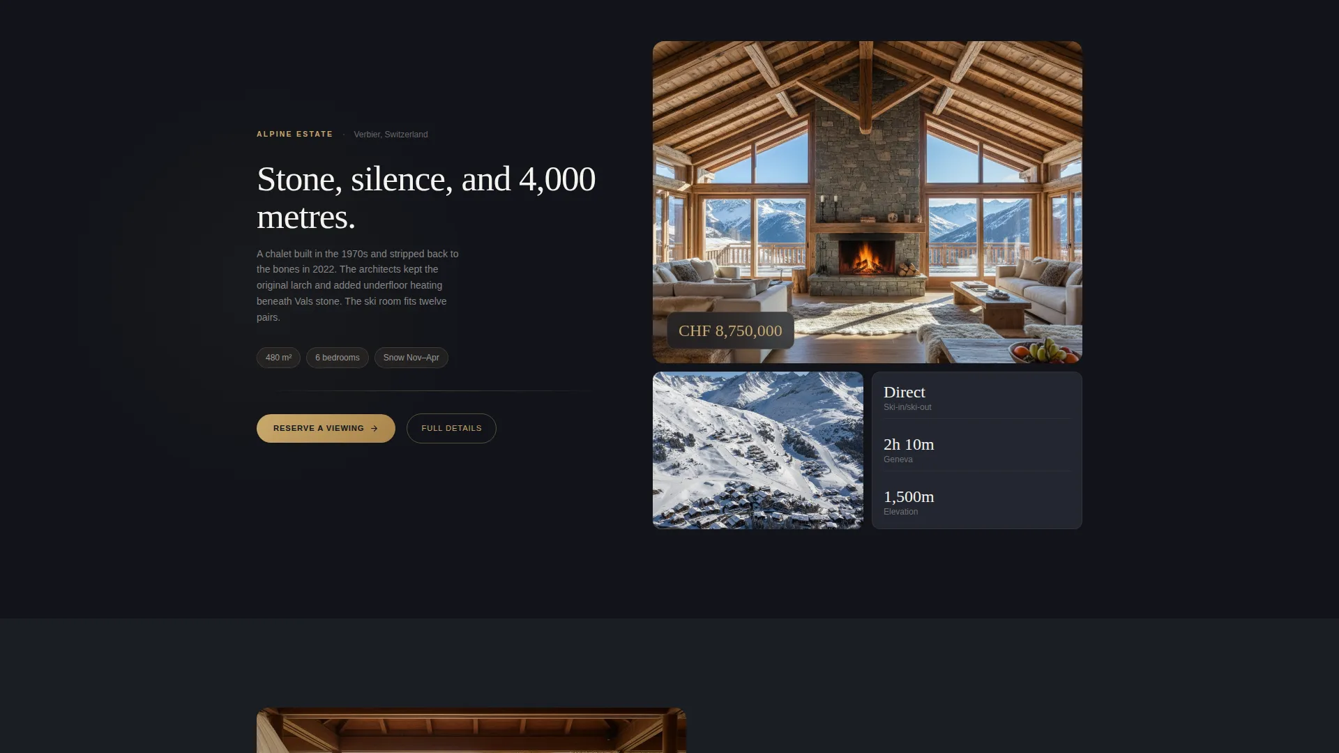 Immersive International Property Landing Page Template