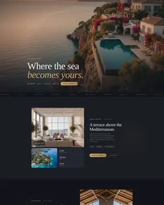 Immersive International Property Landing Page Template