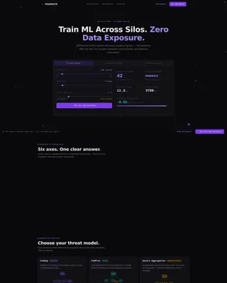 Intelligent Machine Learning Infrastructure Landing Page Template