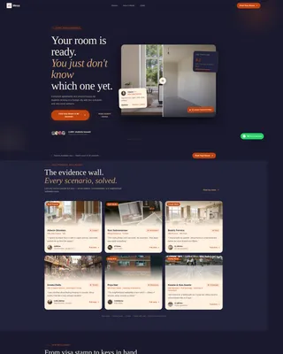 International Student Housing Landing Page Template