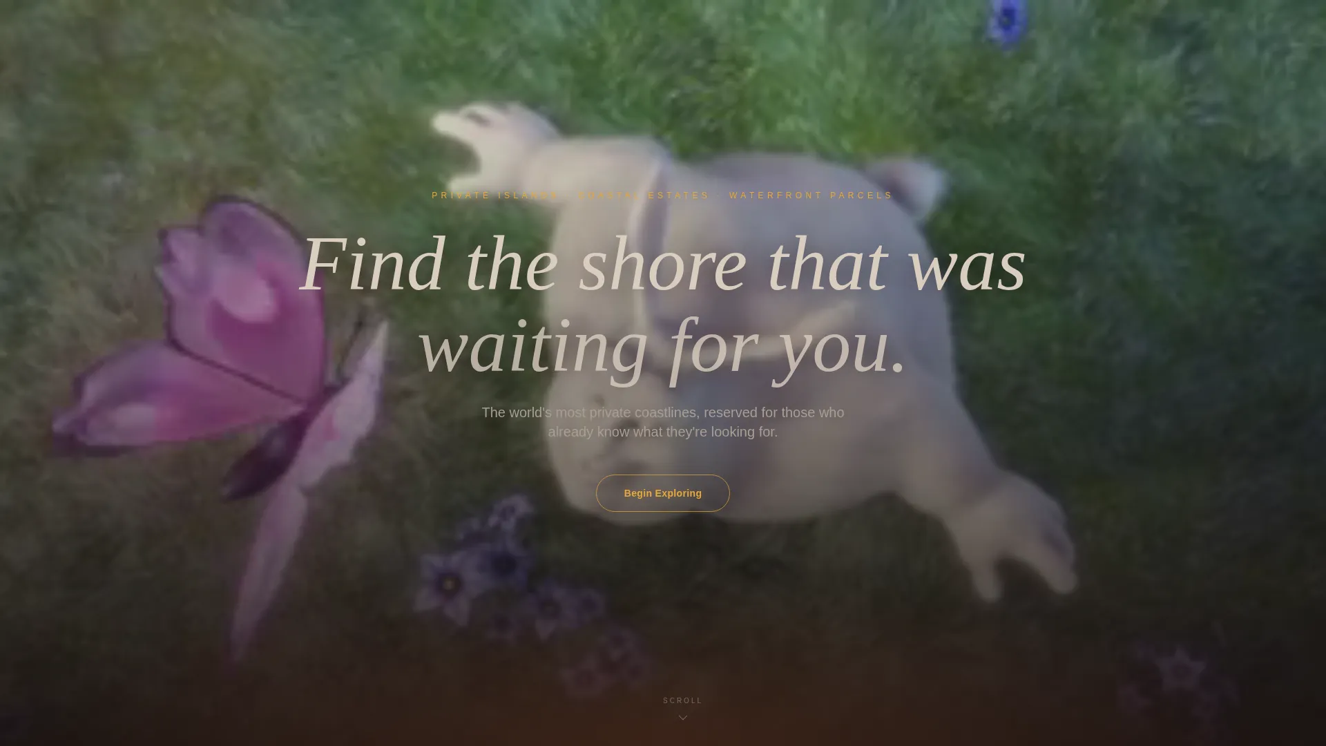 Immersive Waterfront Property Landing Page Template
