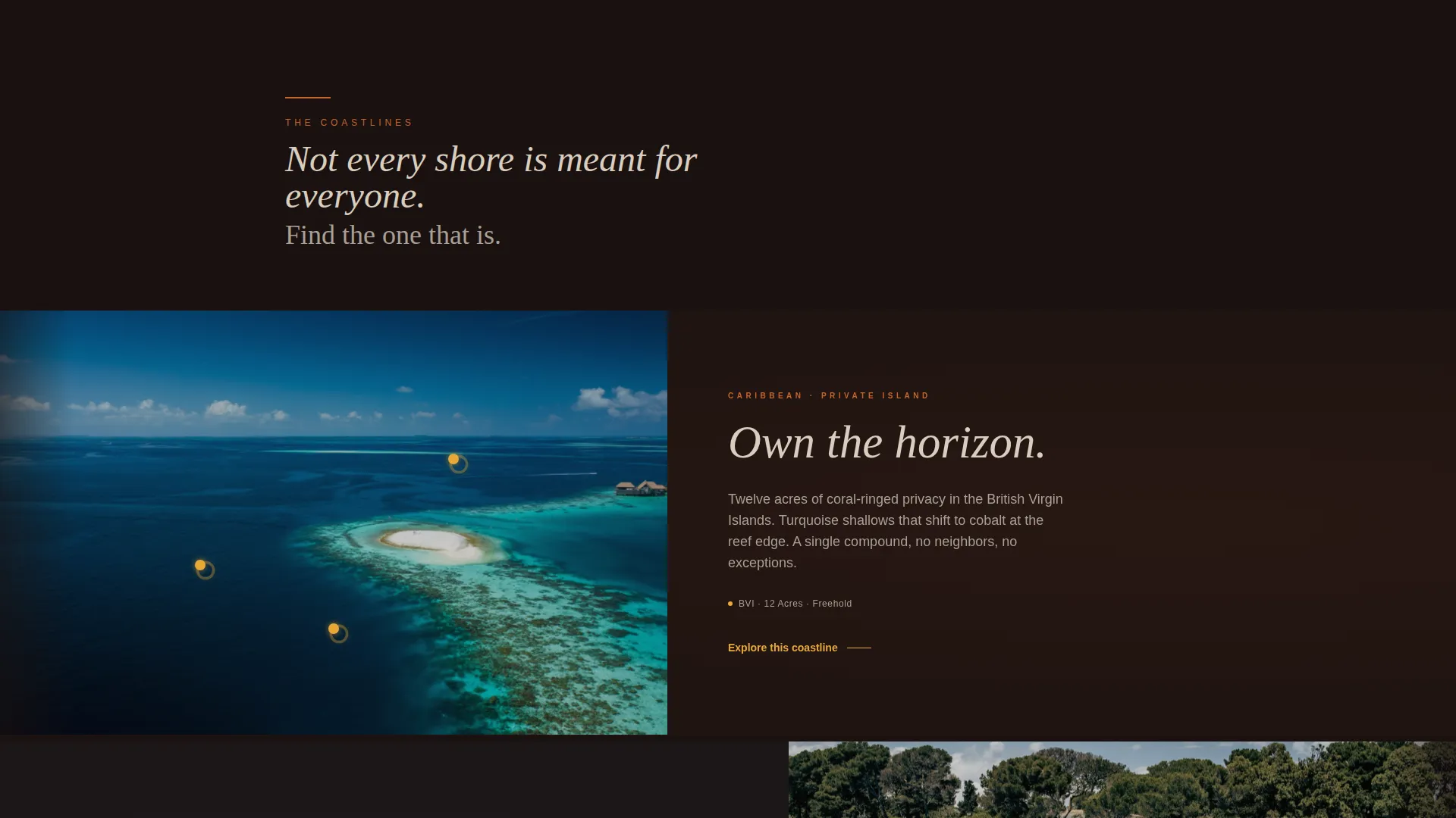 Immersive Waterfront Property Landing Page Template