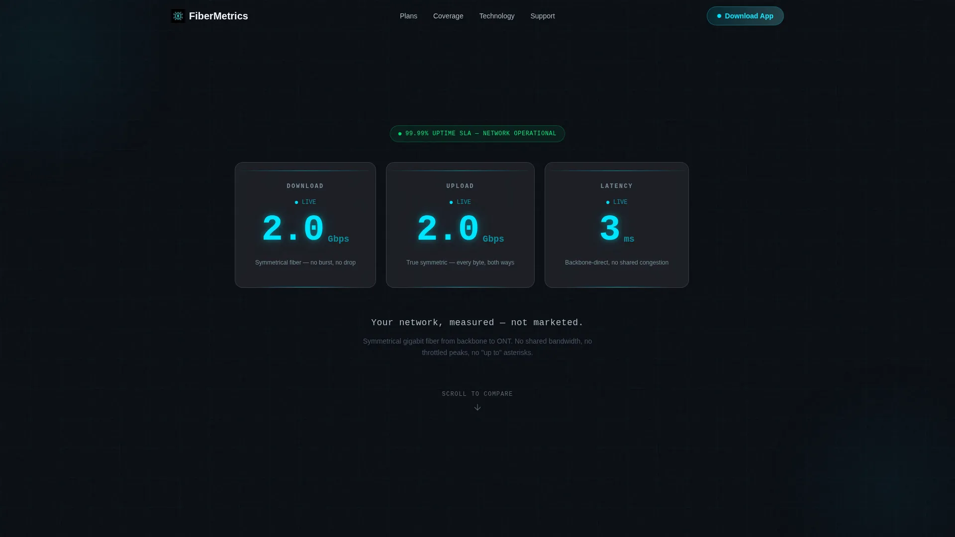 Internet Service Provider Professional Website Template