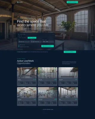 Live/Work Buyer's Agent Landing Page Template