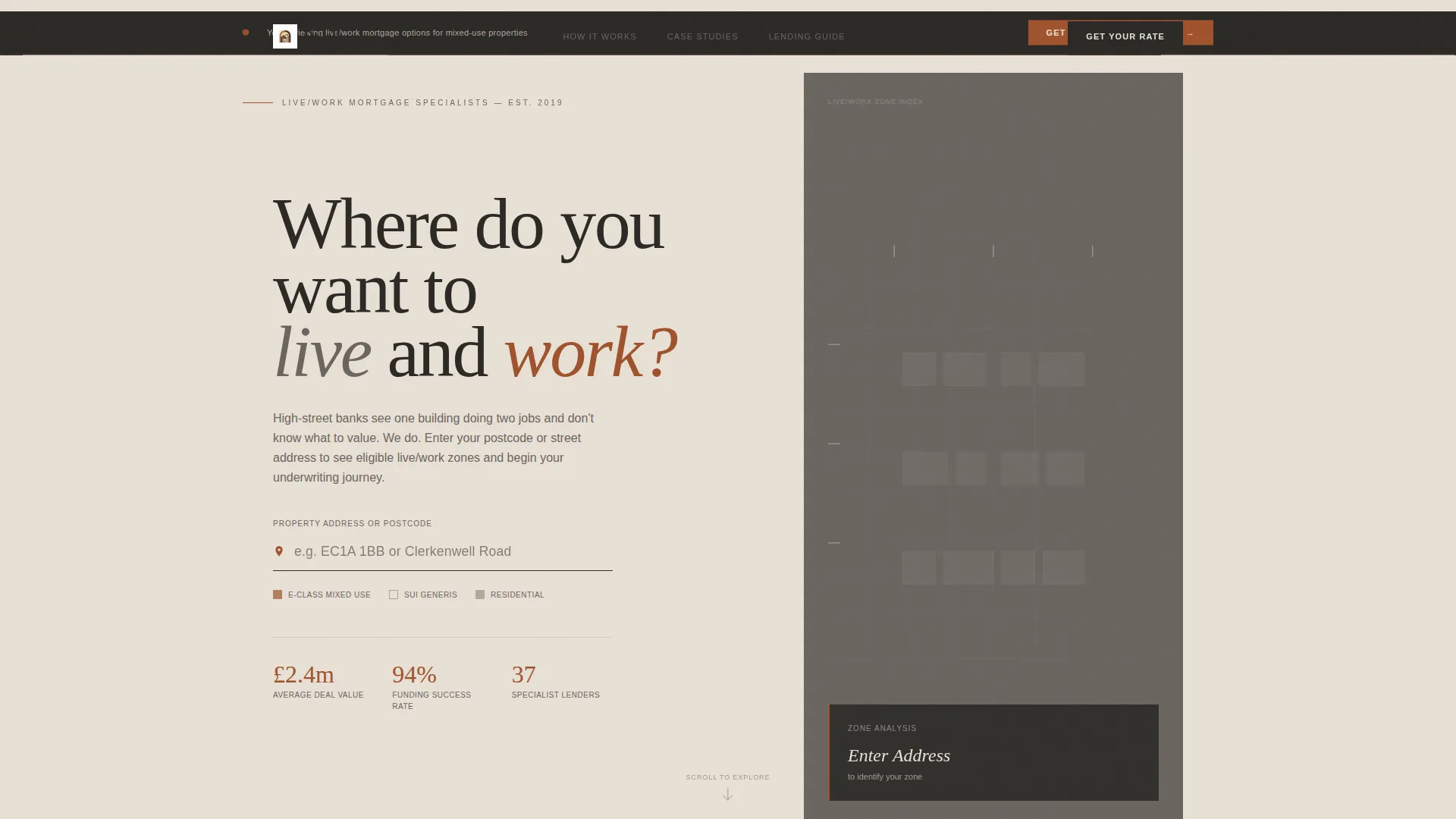 Mixed-Use Mortgage Specialist Landing Page Template
