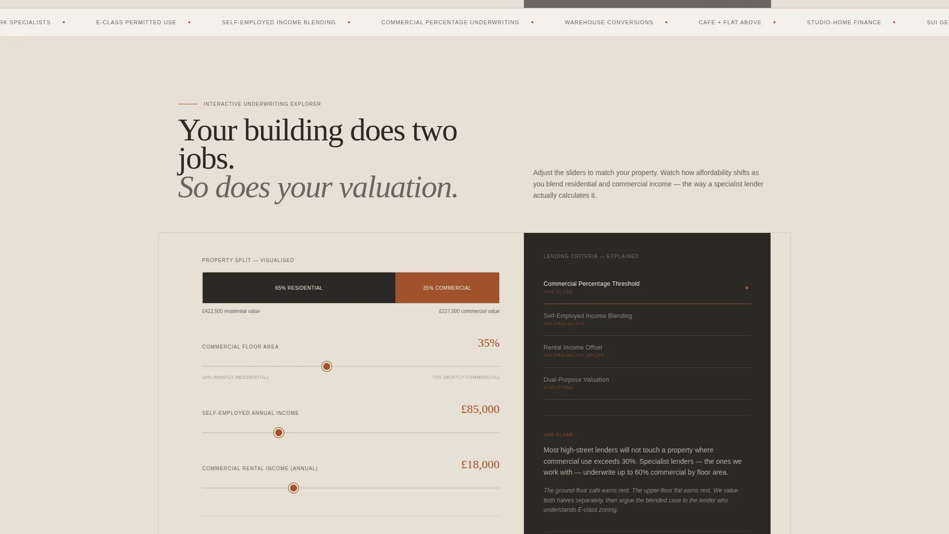 Mixed-Use Mortgage Specialist Landing Page Template