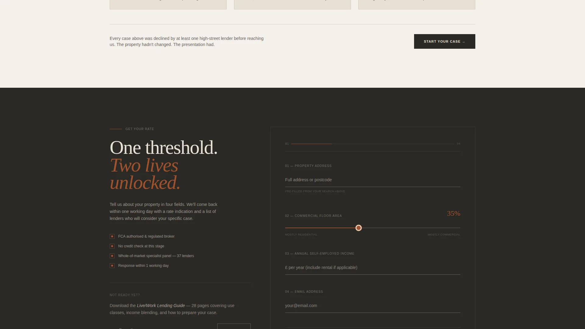 Mixed-Use Mortgage Specialist Landing Page Template