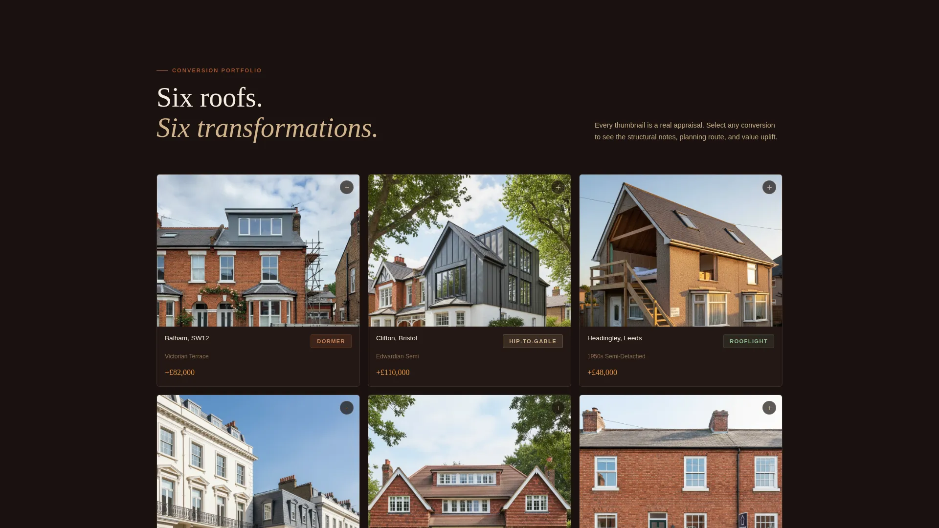 Loft Conversion Appraiser Landing Page Template
