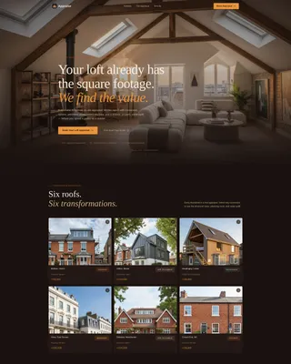 Loft Conversion Appraiser Landing Page Template