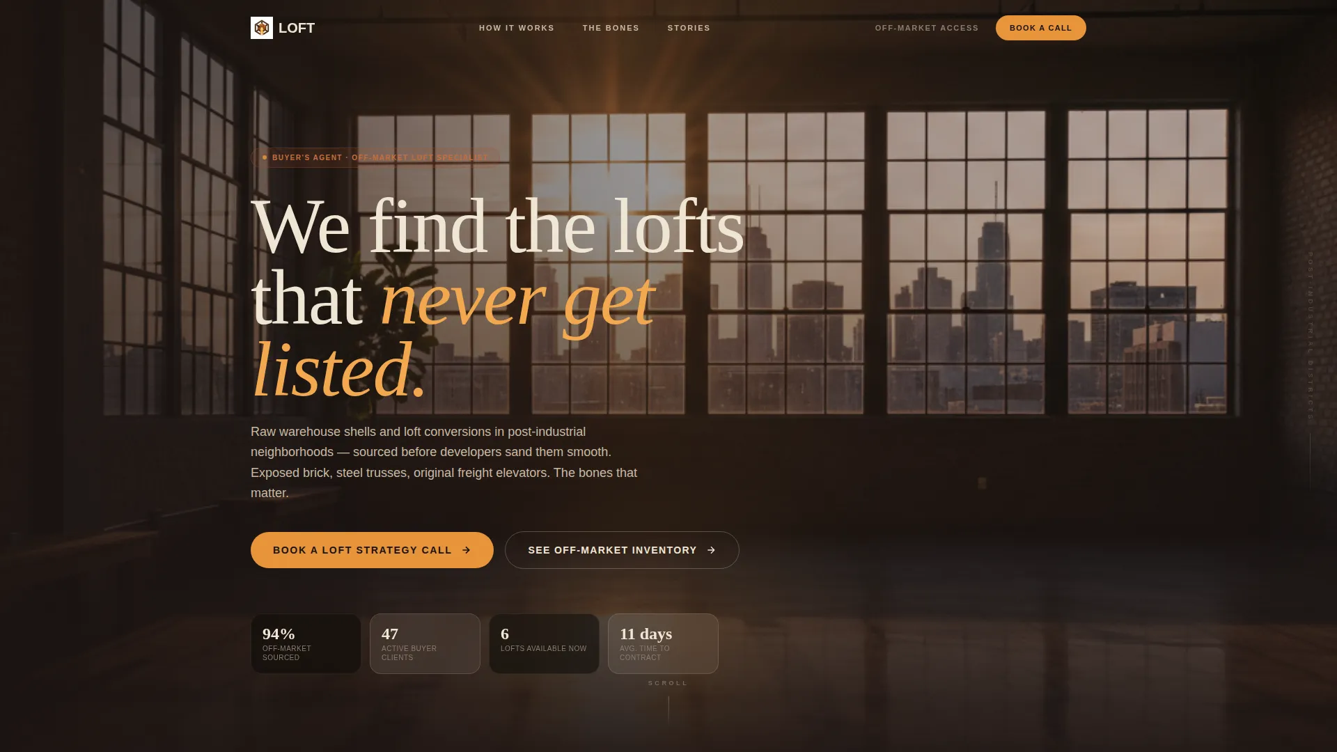 Loft Conversion Buyer's Agent Landing Page Template