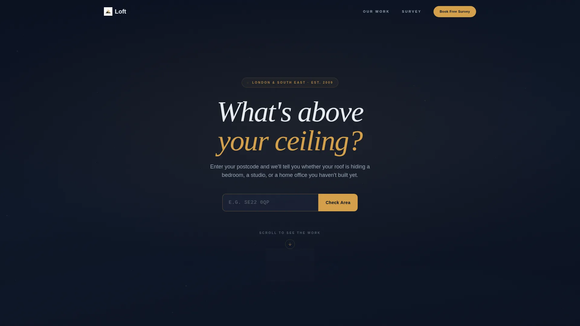 Loft Conversion Developer Landing Page Template